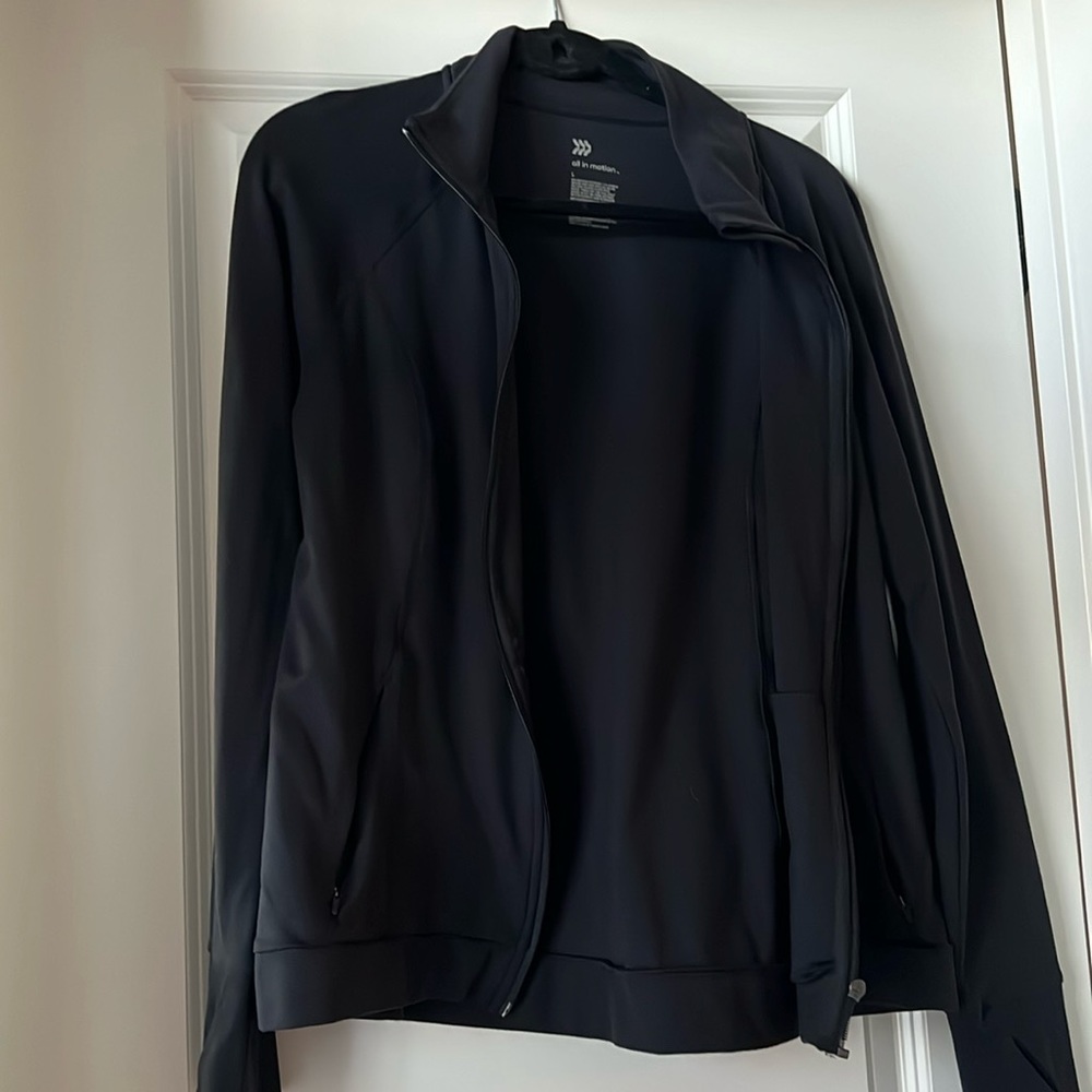 All in motion black large jacket